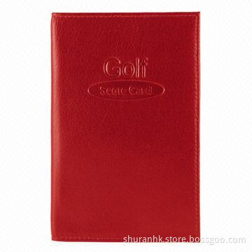 Golf Gift Scorecard Holder, Any Colors Aailable